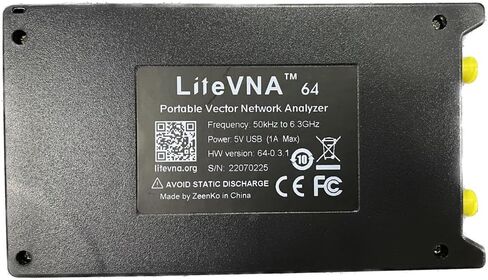 محلل LiteVNA-64 VNA، محلل شبكة ناقل محمول، محلل هوائي 50 كيلو هرتز - 6.3 جيجا هرتز، شاشة LCD مقاس 4 بوصات، الإصدار 0.3.1، الترقية من NanoVNA، نقاط مسح أسرع وأكثر in Kuwait