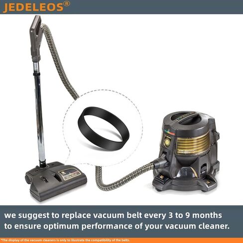 JEDELEOS Replacement Belts for Rainbow Vacuum Cleaner E/SE Series, Compatible with Rainbow Power Nozzle PN-2, PN-2E, R-4375, R-2800 and R-1650, Replaces Part R1699 (Pack of 2) in Saudi Arabia