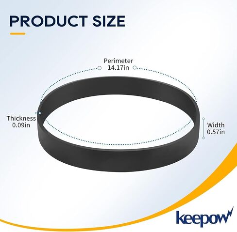 KEEPOW Replacement Belts for Hoover Vacuum Elite Rewind Plus UH71200, UH71012, UH71013, UH71003, UH71011, UH71009, UH72003, UH72011, Replace Part 562932001 (2 Pack) in Saudi Arabia