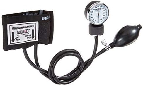 Graham-Field Labtron Patricia Sphygmomanometer - Manual Blood Pressure Monitor with XL Cuff - Black, 180X, Adult Large in Saudi Arabia