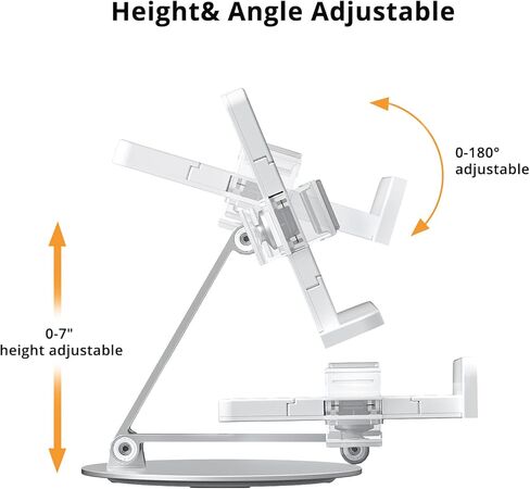 حامل كتب SupeDesk للقراءة، حامل عرض الكتب، حامل كتب، دوران 360 درجة، ارتفاع وزاوية قابلة للتعديل، للكتب النصية، حامل كتب الطبخ، الكمبيوتر اللوحي، كيندل، القراءة، الدراسة، الطبخ in Kuwait