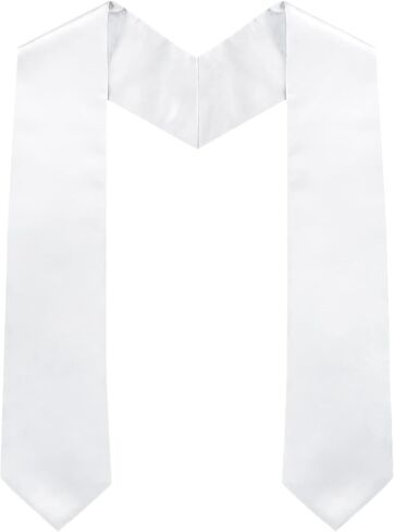 Angelhood Unisex Adult Plain Graduation Stole Sash for Academic Commencements 60" Long in Saudi Arabia