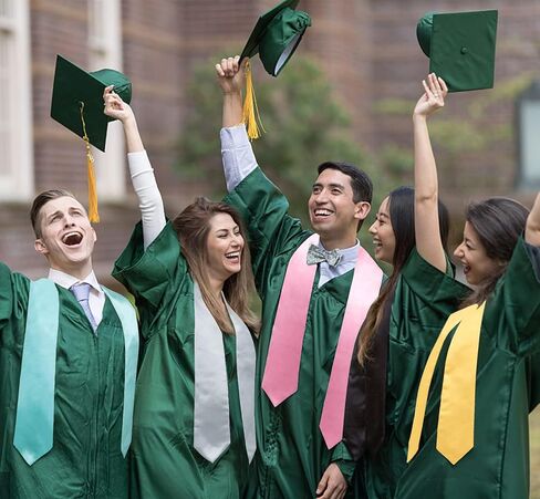 وشاح التخرج العادي للبالغين من الجنسين من Angelhood للمناسبات الأكاديمية بطول 60 سم in Kuwait