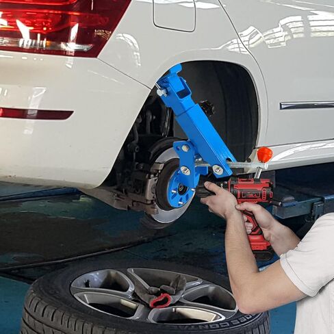 أداة دوارة الحاجز من EASYBERG، أدوات تمديد وإصلاح العجلة، بكرة قوس العجلة شديدة التحمل لصيانة السيارات، باللون الأزرق السابق in Kuwait