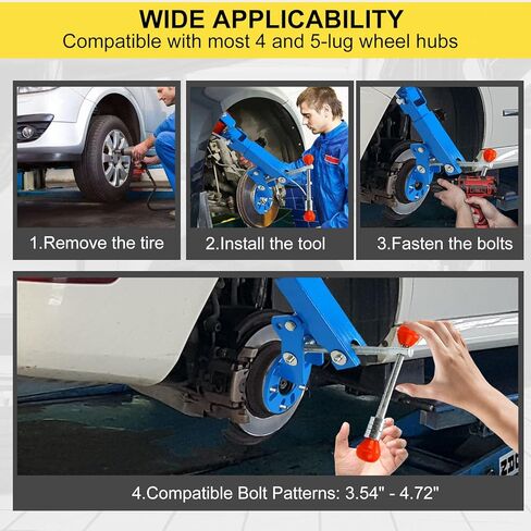 أداة دوارة الحاجز من EASYBERG، أدوات تمديد وإصلاح العجلة، بكرة قوس العجلة شديدة التحمل لصيانة السيارات، باللون الأزرق السابق in Kuwait