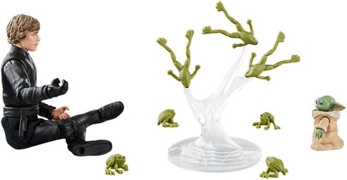 Star Wars: The Book of Boba Fett Vintage Collection Luke Skywalker & Grogu Action Figures 10 cm in Saudi Arabia