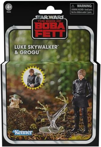 Star Wars: The Book of Boba Fett Vintage Collection Luke Skywalker & Grogu Action Figures 10 cm in Saudi Arabia