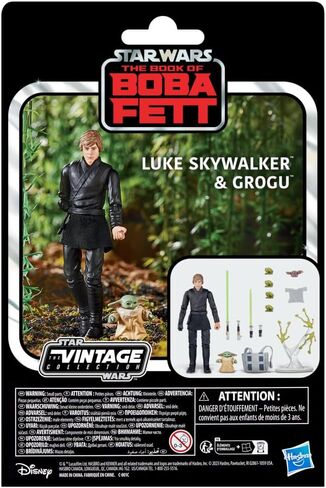 Star Wars: The Book of Boba Fett Vintage Collection Luke Skywalker & Grogu Action Figures 10 cm in Saudi Arabia
