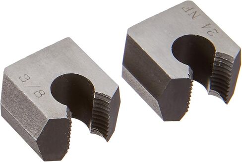 قالب نظام Greenfield Threading 423072، 3/8 بوصة - 24 A1#5، فولاذ كربوني، طلاء غير مطلي (لامع)، قطع صحيح، قطعتان in Kuwait