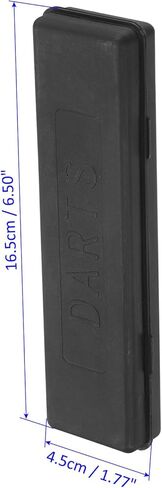 صندوق تخزين رمي السهام من النايلون من M METERXITY مكون من قطعتين - حامل صناديق تنظيم رمي السهام المتين يوضع على واقي رمي السهام، (أسود) in Kuwait