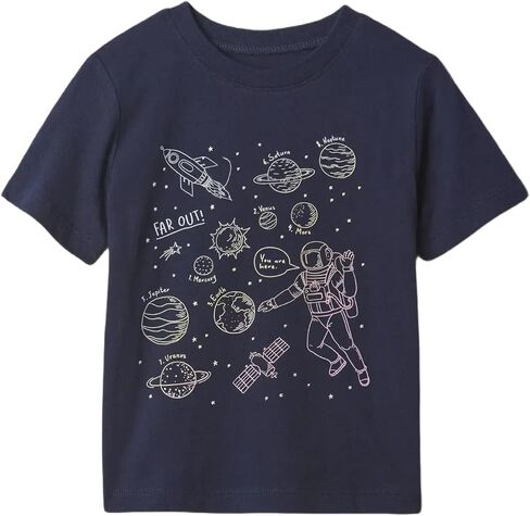 تي شيرت جرافيك بأكمام قصيرة للأولاد من GAP in Kuwait