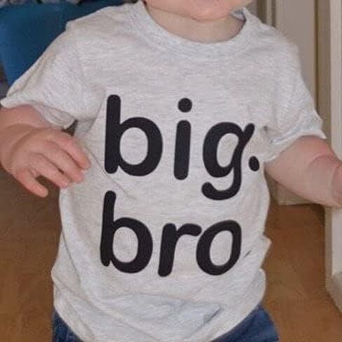 Big bro Shirt boy Big Brother Announcement Shirt for Baby Boys Toddler Promoted to in Saudi Arabia