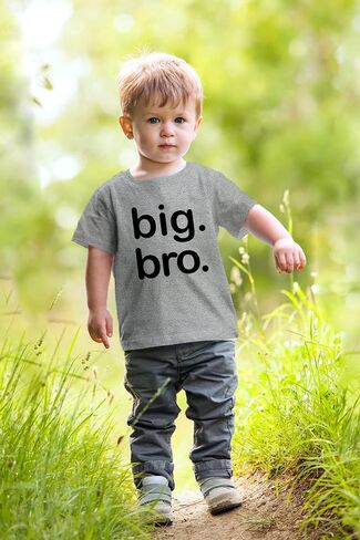 Big bro Shirt boy Big Brother Announcement Shirt for Baby Boys Toddler Promoted to in Saudi Arabia
