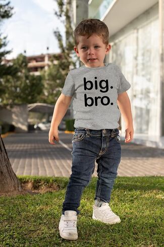 Big bro Shirt boy Big Brother Announcement Shirt for Baby Boys Toddler Promoted to in Saudi Arabia