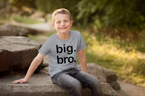 Big bro Shirt boy Big Brother Announcement Shirt for Baby Boys Toddler Promoted to in Saudi Arabia