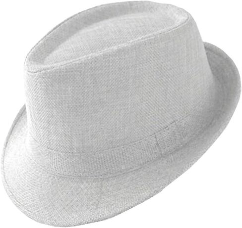 SILVERFEVER Fedora Hats Mens Women Sun Beach Derby Panama Summer Hats Gangster Cuban Jazz in Saudi Arabia