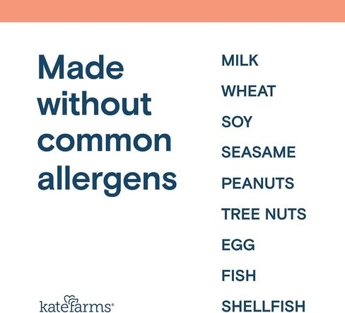 KATE FARMS Organic Pediatric Blended Meal, Mango and Strawberry, 8g protein, organic whole foods, oral or tube feed nutrition, Gluten Free, Non-GMO, 8.45 oz (12 Pack) in Saudi Arabia