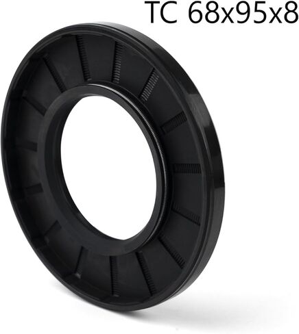 XIKE 1PC Oil Seal, Lip Seals TC 60mm x 95mm x 12mm Nitrile Rubber Cover Double Lip with Spring,Oil Shaft Seal Fit for Bearing Shaft in Kuwait