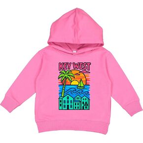 سترة بقلنسوة للأطفال الصغار من Inktastic Key West Sunset Tropical Vibes in Kuwait