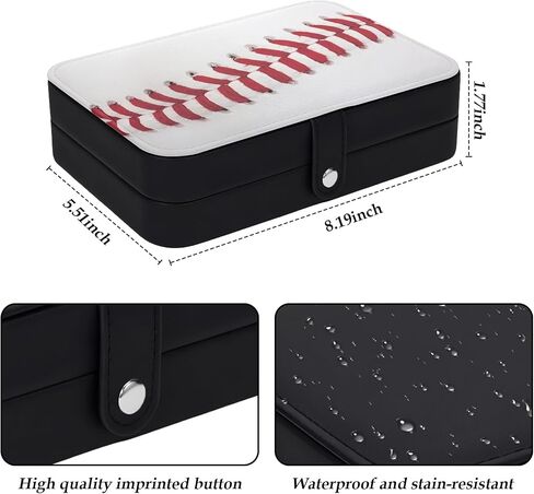Jewelry Box Organizer Leather Travel Jewelry Case for Women Girls Small Jewellery Box Black Cats Pattern Portable Travel Jewellery Storage Holder Gifts for Birthday Christmas Thanksgiving in Saudi Arabia