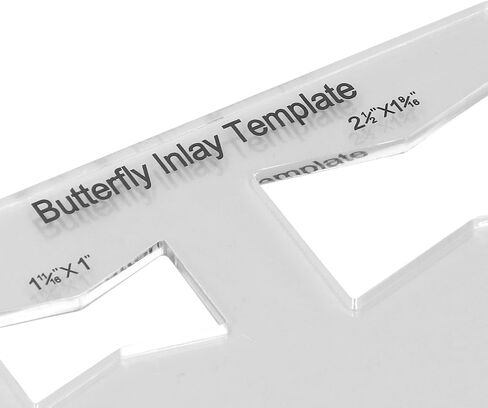 Woodworking Inlay Acrylic Bowtie Router Template for Furniture Repair in Saudi Arabia