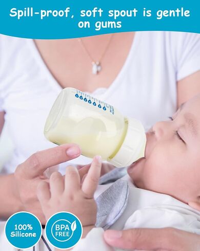 Silicone Nipple for Dr. Brown's Natural Flow Level 2 Wide-Neck Baby Bottle, 3m+, Medium Flow, 6 Count in Saudi Arabia