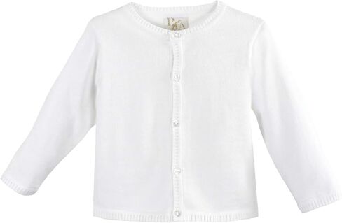 Petit Ami Unisex Baby Ladder Edge Basic Cardigan Sweater in Saudi Arabia