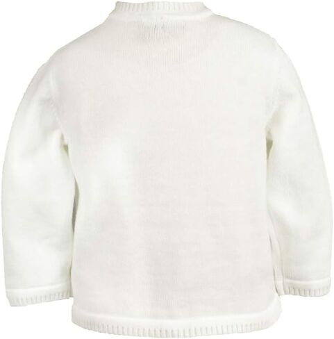 Petit Ami Unisex Baby Ladder Edge Basic Cardigan Sweater in Saudi Arabia