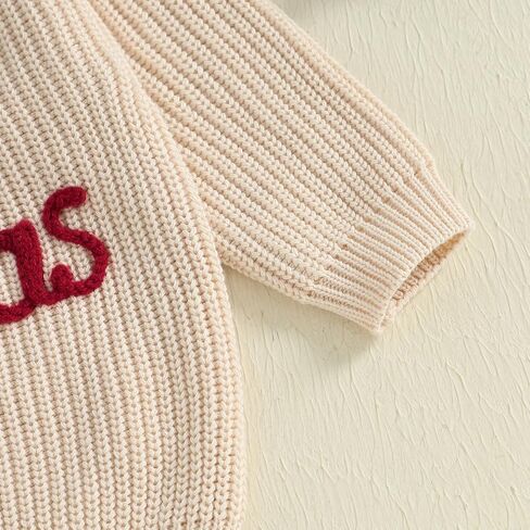 My First Christmas Baby Boy Girl Outfit Toddler Funny Letter Sweater Red Green White Xmas Clothes in Kuwait