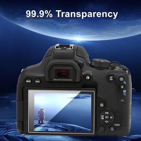 LCD Tempered Glass Screen Protector Film Suitable for Canon EOS R Mirrorless Camera in Saudi Arabia