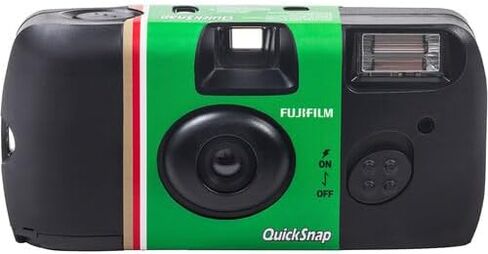 FUJIFILM QuickSnap Flash 400 One-Time-Use Disposable Camera (27 Exposures, 10x 2-Pack) Bundle with Microfiber Cleaning Cloth in Saudi Arabia