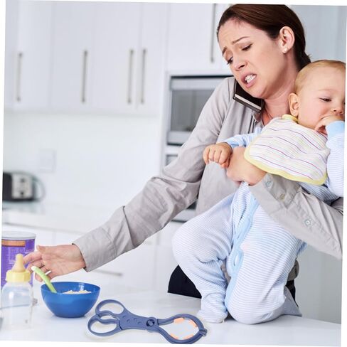 Yardwe 2pcs Boy Girl Bottle Clamp Bottle Feeding Multi-function Grip Dental Glue Straw in Saudi Arabia
