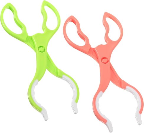 Yardwe 2pcs Detachable Bottle Clip High Temperature Resistant Feeding Clamp for Milk Bottles and Pacifiers Non-slip Design Easy to Pink in Saudi Arabia