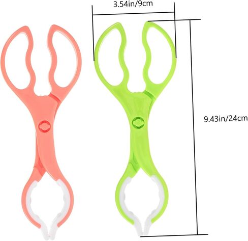 Yardwe 2pcs Detachable Bottle Clip High Temperature Resistant Feeding Clamp for Milk Bottles and Pacifiers Non-slip Design Easy to Pink in Saudi Arabia