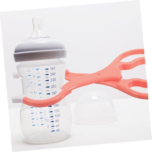 Yardwe 2pcs Detachable Bottle Clip High Temperature Resistant Feeding Clamp for Milk Bottles and Pacifiers Non-slip Design Easy to Pink in Saudi Arabia