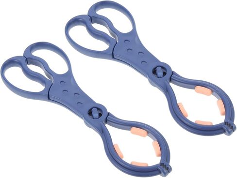 MERRYHAPY 2pcs Bottle Holder Feeder Slip Ergonomic Scissor Shape Easy Cleaning Bottle Clip Tong in Saudi Arabia