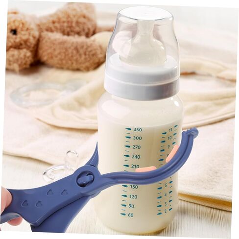 MERRYHAPY 2pcs Bottle Holder Feeder Slip Ergonomic Scissor Shape Easy Cleaning Bottle Clip Tong in Saudi Arabia