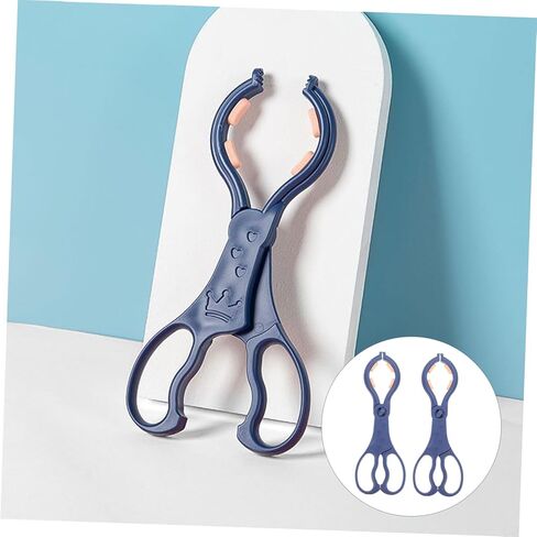 MERRYHAPY 2pcs Bottle Holder Feeder Slip Ergonomic Scissor Shape Easy Cleaning Bottle Clip Tong in Saudi Arabia
