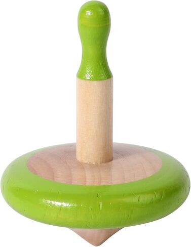 WODI 3PCS Wooden Spinning Tops - Adorable Animal Gyroscope Toys for Toddlers, Safe & Fun Montessori Educational Gift, Fidget Spinner for Kids/Toddlers (#2) in Kuwait