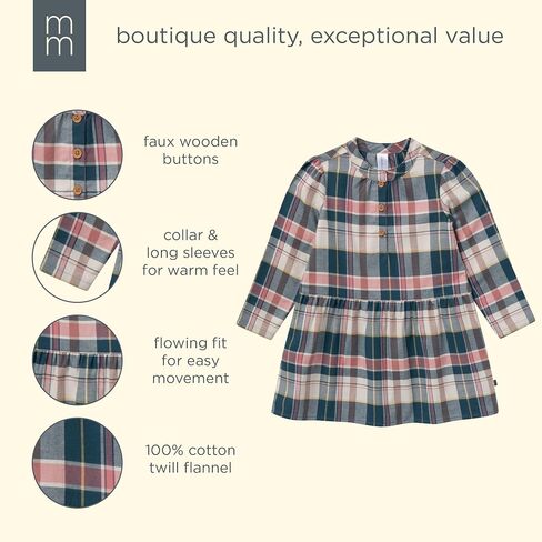 Modern Moments by Gerber Girls' Toddler Long-Sleeve Dress in Saudi Arabia