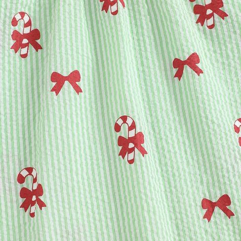 Toddler Little Baby Girl Christmas Dress Ruffle Long Sleeve Smocked Dresses Merry Christmas Outfit for Kids in Saudi Arabia