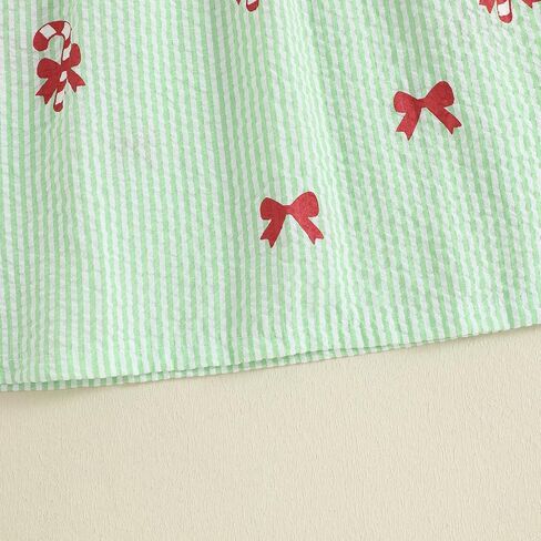 Toddler Little Baby Girl Christmas Dress Ruffle Long Sleeve Smocked Dresses Merry Christmas Outfit for Kids in Saudi Arabia