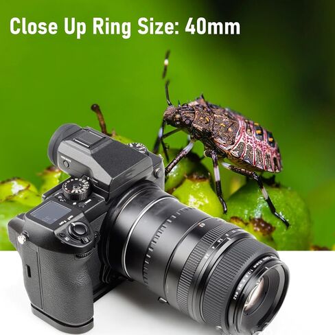 GOWENIC 40mm Macro Extension Tube Macro Lens Adapter Close Up for GFX 100 100SII 100II 100S 50SII with Autofocus Copper Contacts in Saudi Arabia