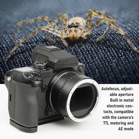 GOWENIC 40mm Macro Extension Tube Macro Lens Adapter Close Up for GFX 100 100SII 100II 100S 50SII with Autofocus Copper Contacts in Saudi Arabia