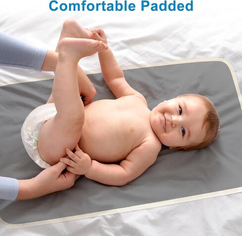 Accmor Portable Diaper Changing Pad, Waterproof Foldable Baby Changing Mat for Travel, Baby Essentials Shower Registry Gifts in Saudi Arabia
