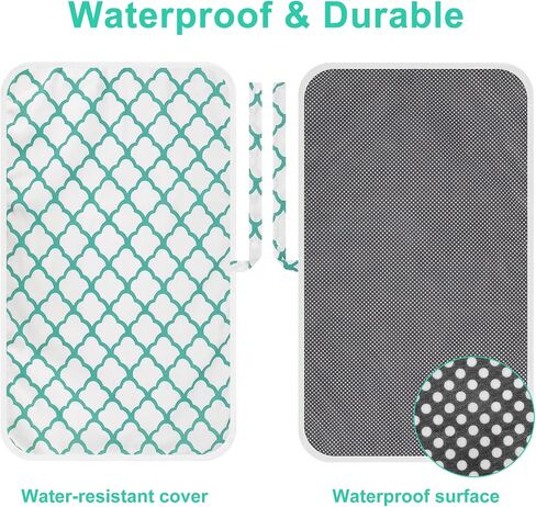 Accmor Portable Diaper Changing Pad, Waterproof Foldable Baby Changing Mat for Travel, Baby Essentials Shower Registry Gifts in Saudi Arabia