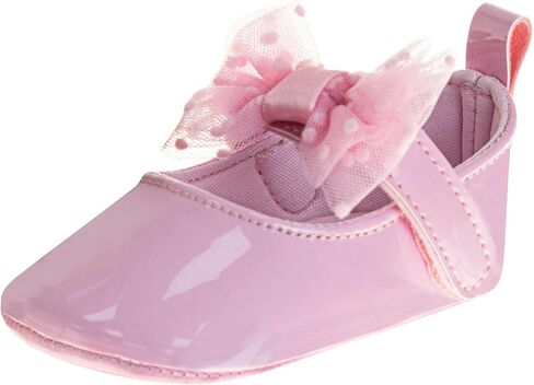 Josmo Infant Girls Sandal Soft Sole First Walker Baby Bow Flower Fashion Crib Shoes For Newborn Size 2-4 in Saudi Arabia