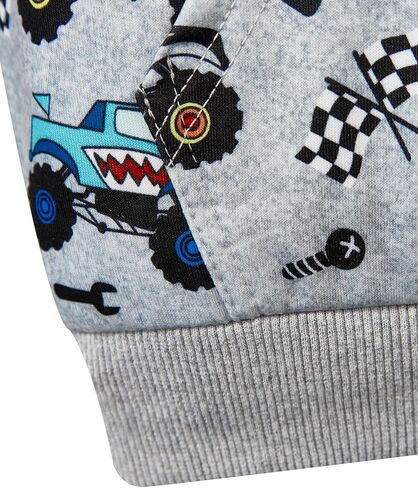 بلوفر بغطاء للرأس على شكل ديناصور للأطفال الصغار، بلوفر بأكمام طويلة على شكل شاحنة للأطفال من سن 1 إلى 7 سنوات in Kuwait