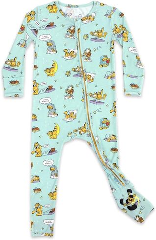 Bellabu Bear Garfield Rayon from Bamboo Convertible Footie for Baby Boys & Girls in Saudi Arabia