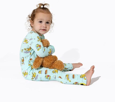 Bellabu Bear Garfield Rayon from Bamboo Convertible Footie for Baby Boys & Girls in Saudi Arabia
